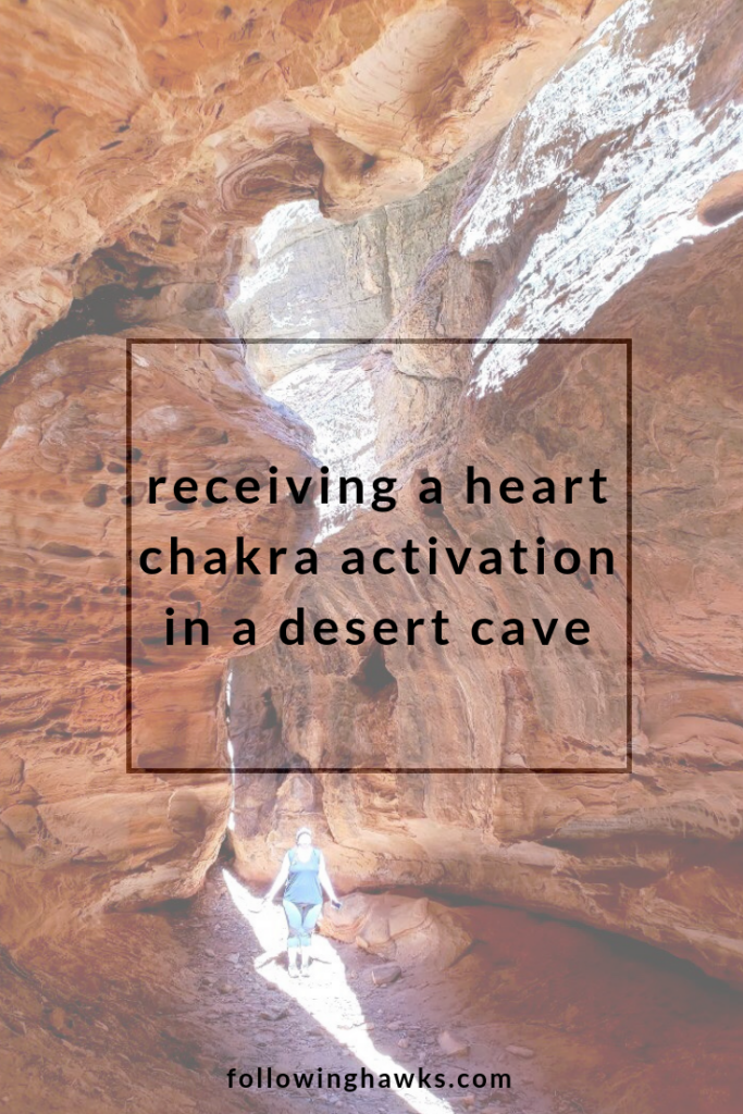 I took a road trip to southern Nevada to meet up with some other spiritual friends. A shamanic journey led us to a cave in the desert full of spirits and love. Click through the read the whole crazy story. #shamanism #heartchakra #lightcodes